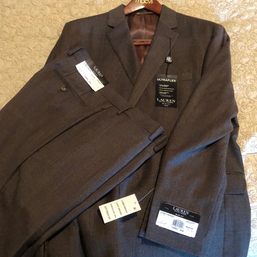 Ralph Lauren Brown Suit